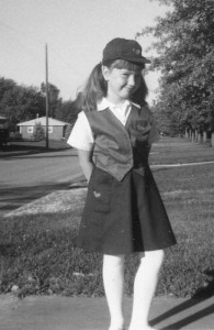 I was a Camp Fire Girl from the level of Blue Birds all the way to Discovery Club.  The highlights were selling Russell Stover chocolates every fall and going to Camp Kiwanis in Milford, Nebraska every summer.